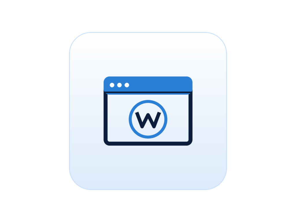Managed WordPress hosting website in a browser