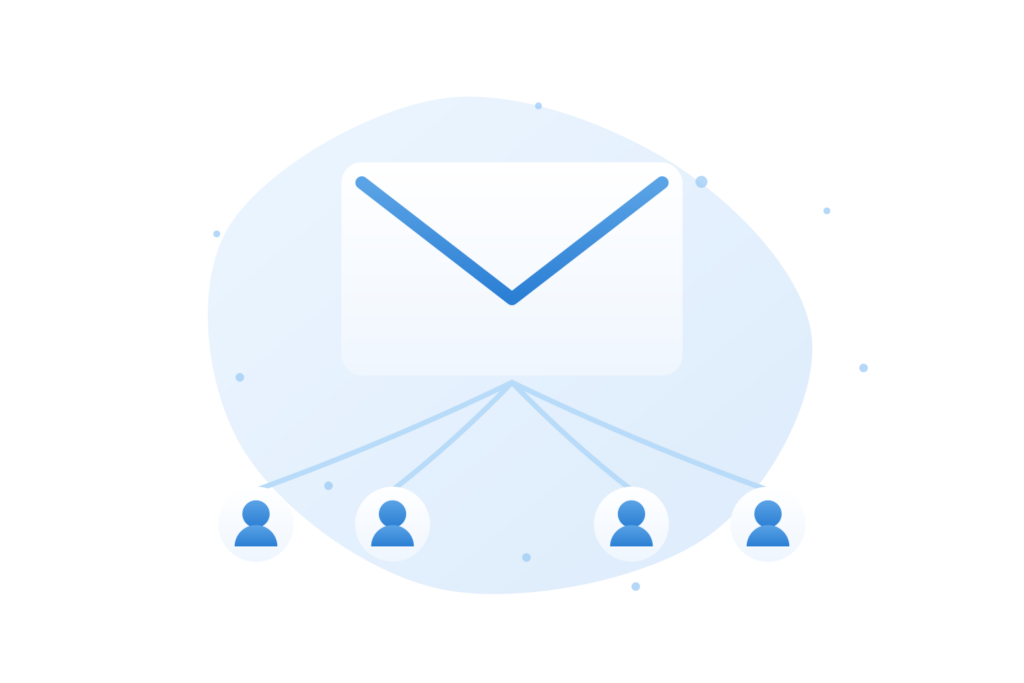 Email marketing campaign reaching small business customers
