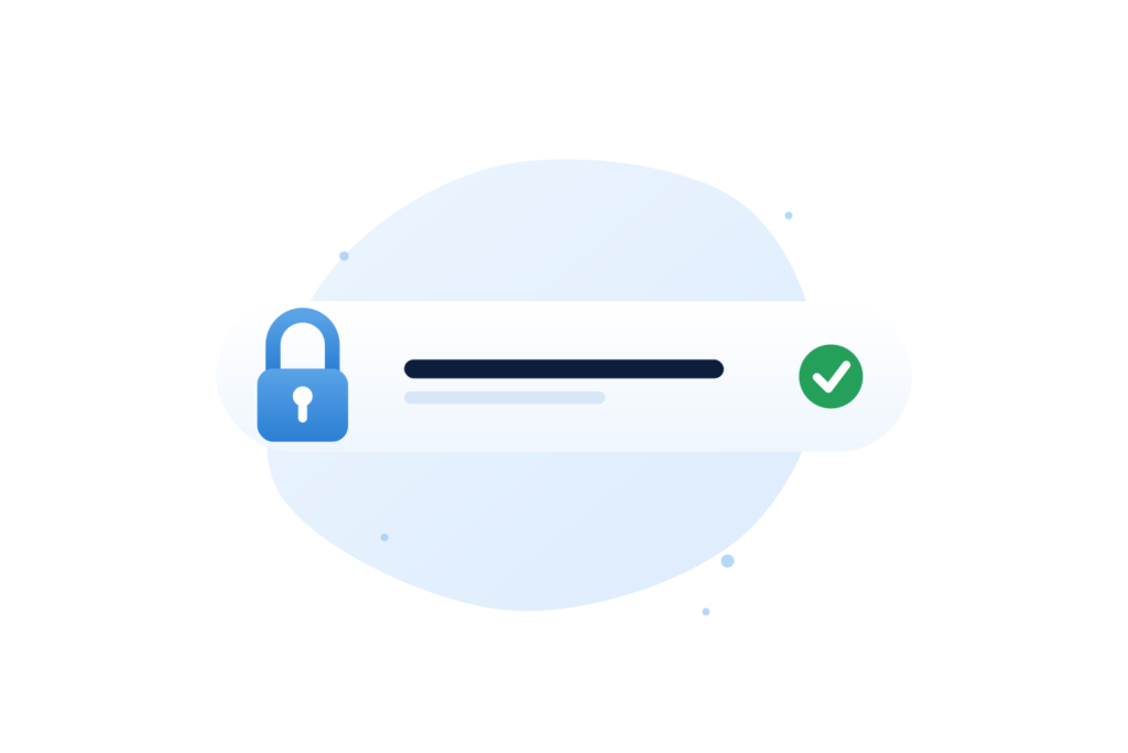 SSL certificate showing a secure padlock in the browser address bar