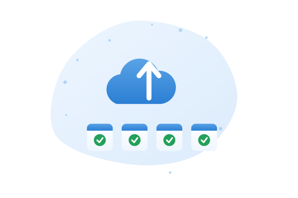 Daily website backups stored securely in the cloud
