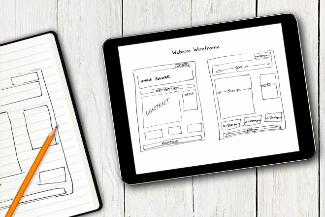 Business website built with Clickbeat's drag-and-drop website builder